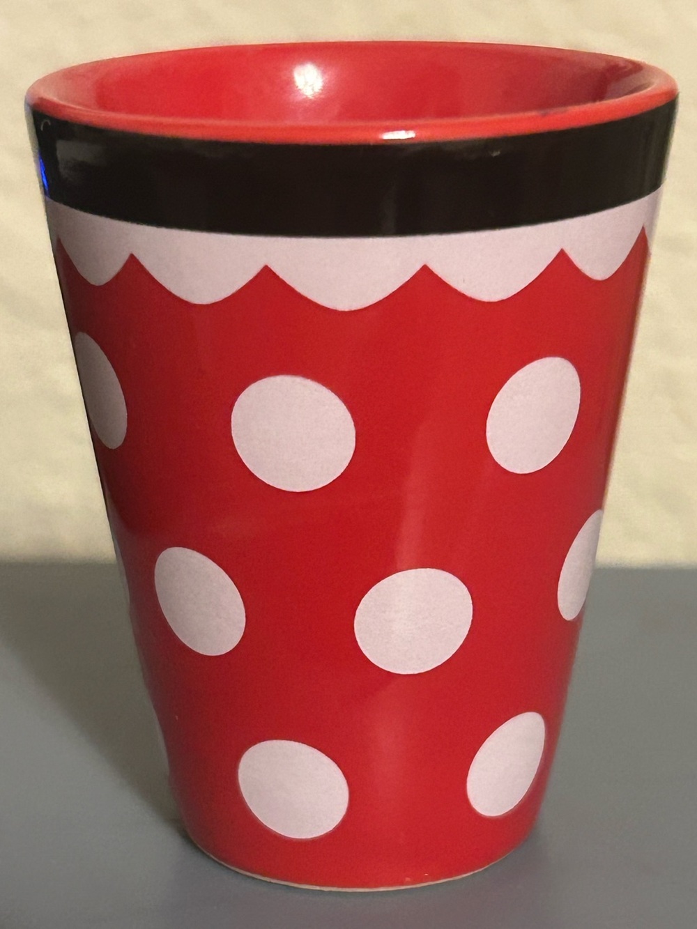 ❤️🖤Minnie Mouse Polka Dot Shot Glass🖤❤️